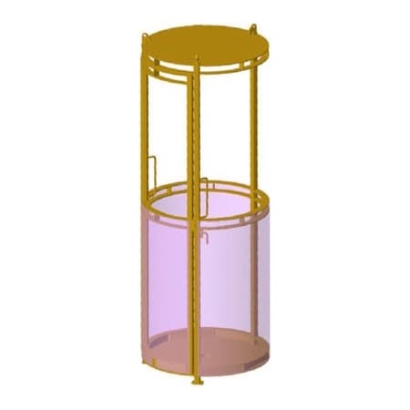 Machining & Welding By Olsen M&W 33" Dia Personnel Basket - 500 Lb. Capacity 16465